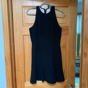 Black Poplin Theory Dress
